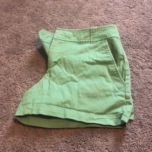 Green shorts